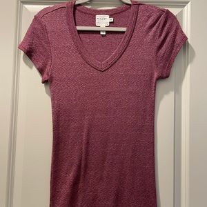 Anthropologie maroon/burgundy shirt